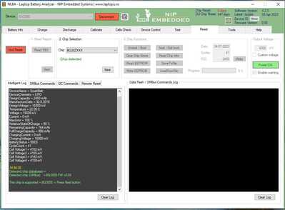 Autel 1 NIP Battery Reading BQ3055 Detected